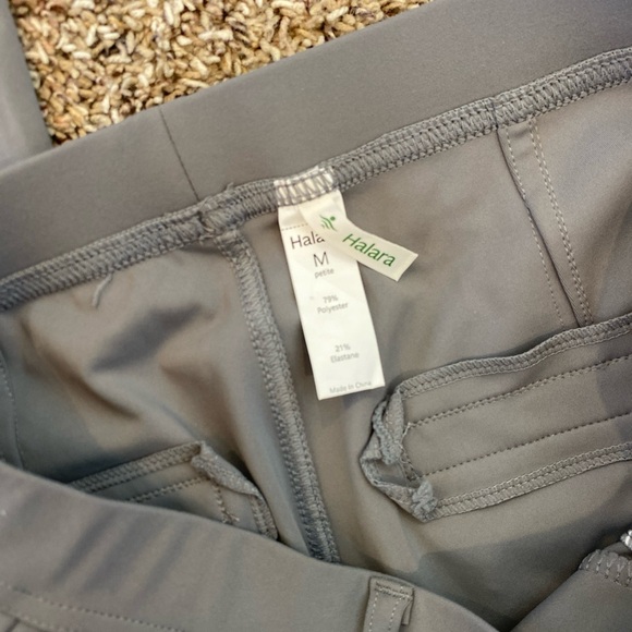 Halara High Waisted Wide Leg Pants Womens Medium Petite Work Wear Dressy - Picture 7 of 7